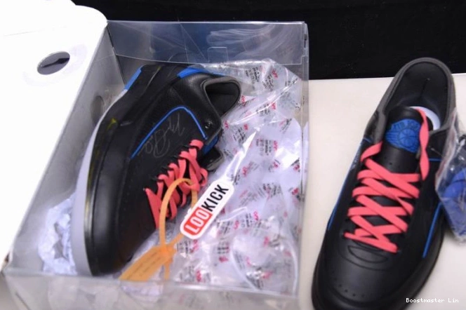 Bmlin Off-White 2 SP Blue Jordan Black DJ4375-004 Low Retro 0702